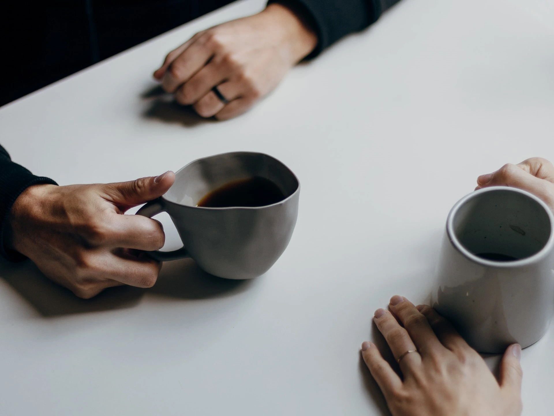 Two cups of coffee