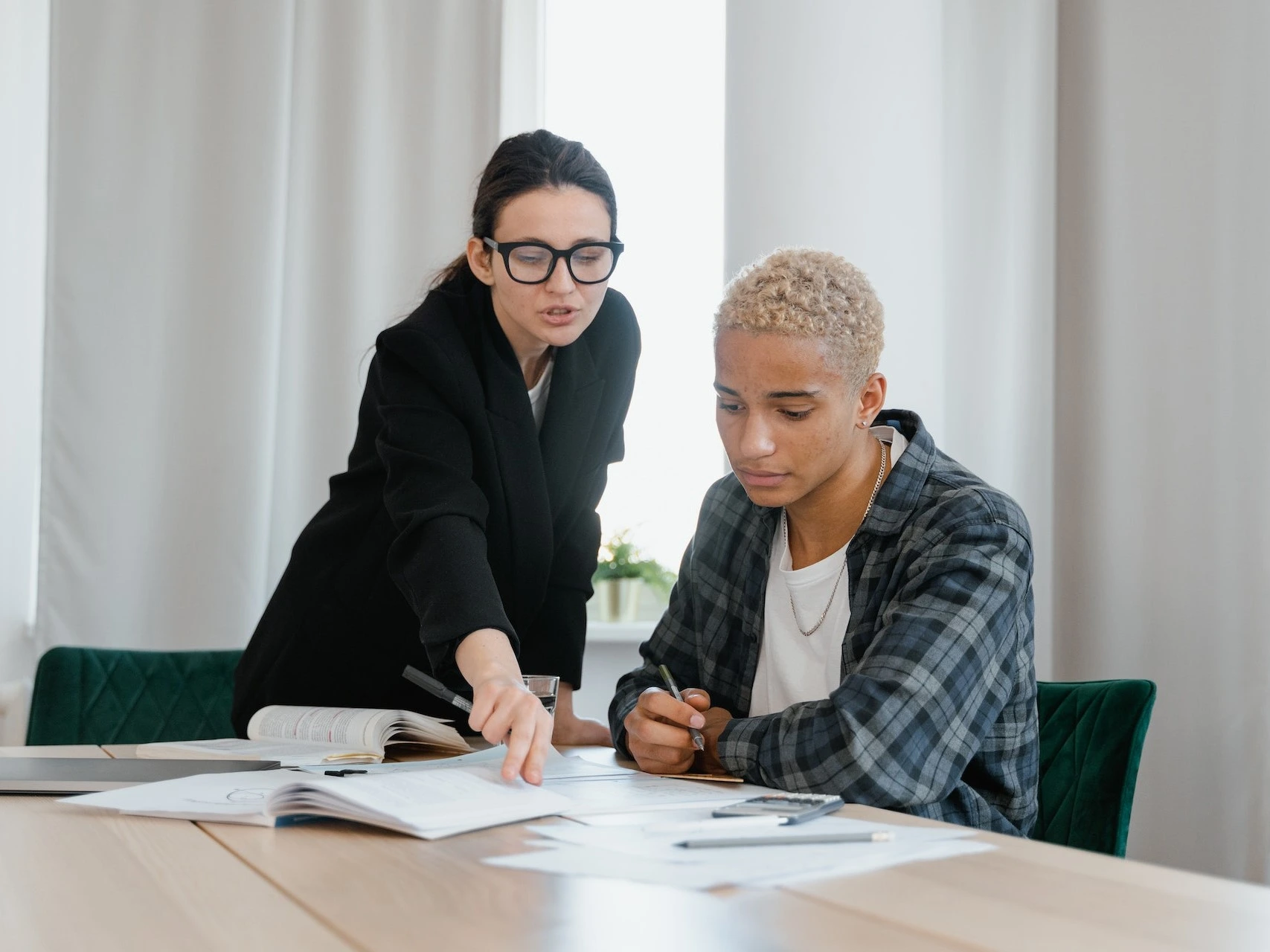 Young man: Teen Therapy session